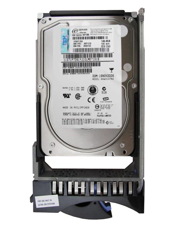 Жесткий диск IBM 146,8Gb 10000 U320SCSI 3.5" HDD 39R7310