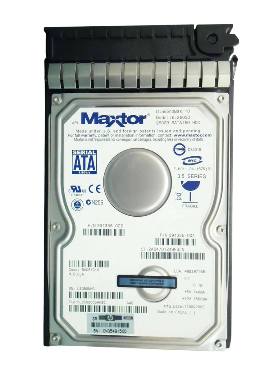 Жесткий диск HP 250Gb 7200 SATA 3.5" HDD 391335-002