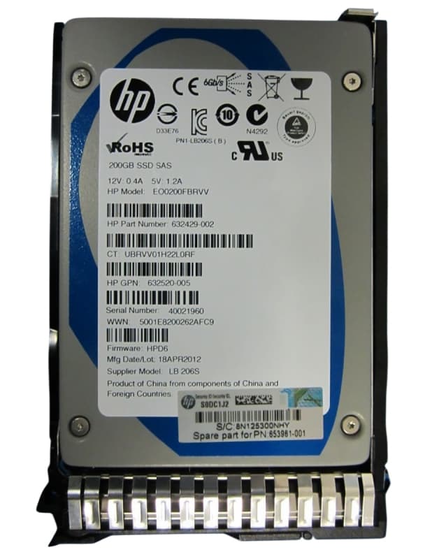 Жесткий диск HP 632520-005 400Gb  SAS 2,5" SSD