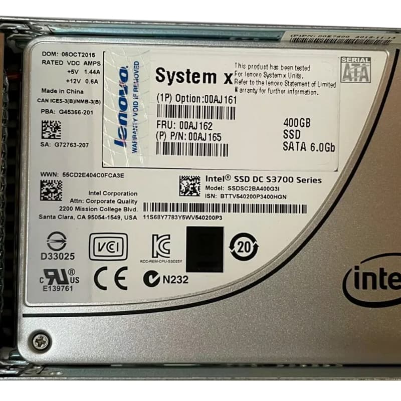 Жесткий Диск Intel 00AJ162 400Gb SATAIII 2.5" SSD