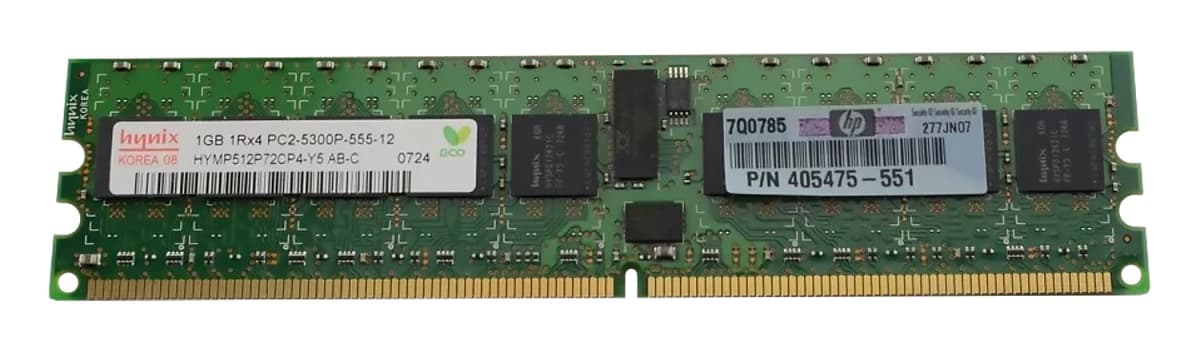 Оперативная память HP 419974-001 DDRII 1Gb