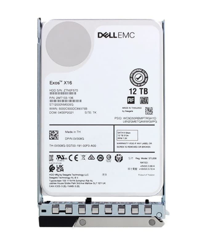 Жесткий диск Dell V308G 12Tb 7200 SATAIII 3.5" HDD