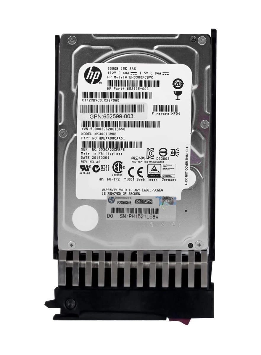 Жесткий диск HP 300Gb 15000 SAS 2.5" HDD EH0300FCBVC