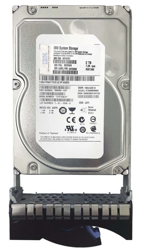 Жесткий диск IBM 00Y5701 2Tb 7200 SAS 3,5" HDD