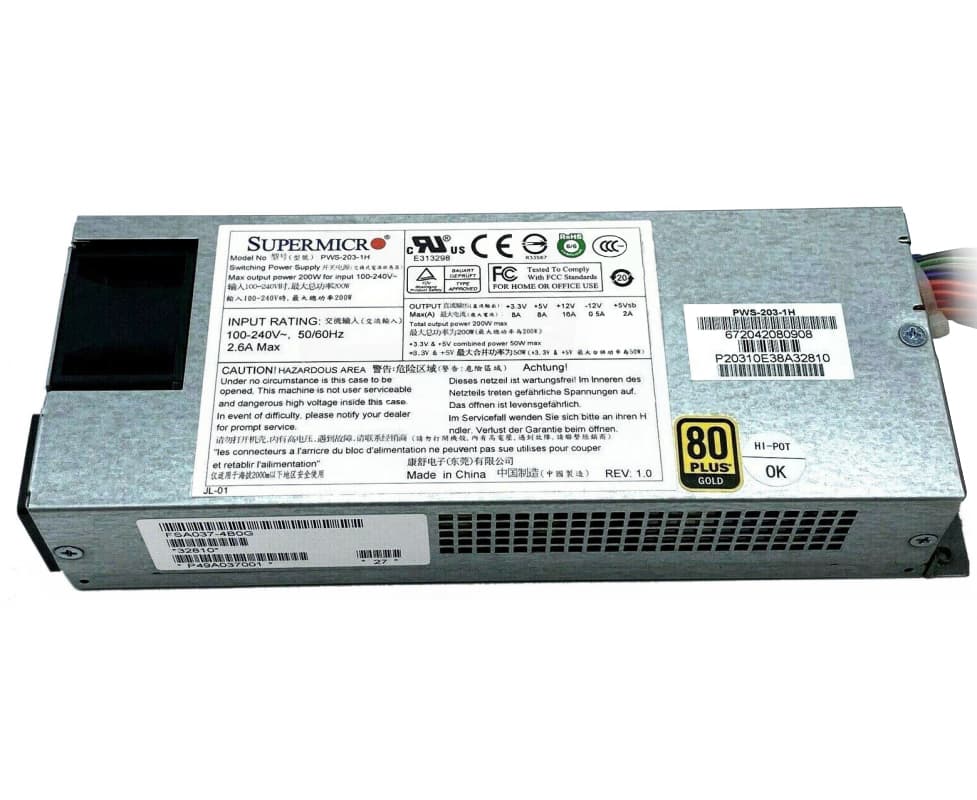 Резервный Блок Питания SuperMicro 672042080908 200W