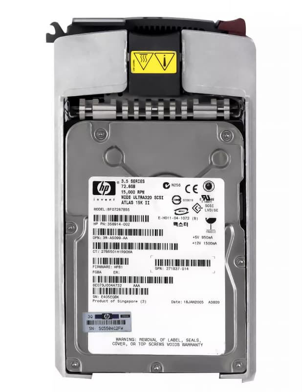 Жесткий диск HP 356914-002 72,8Gb  U320SCSI 3.5" HDD