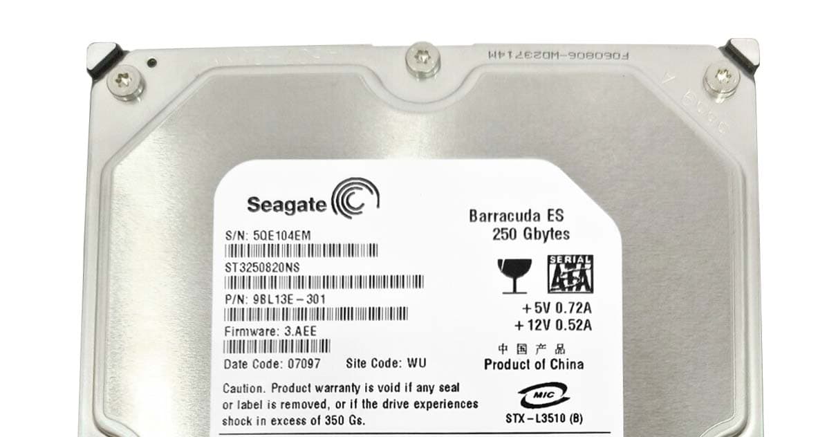 Жесткий диск Seagate 9BL13E 250Gb  SATAII 3,5" HDD