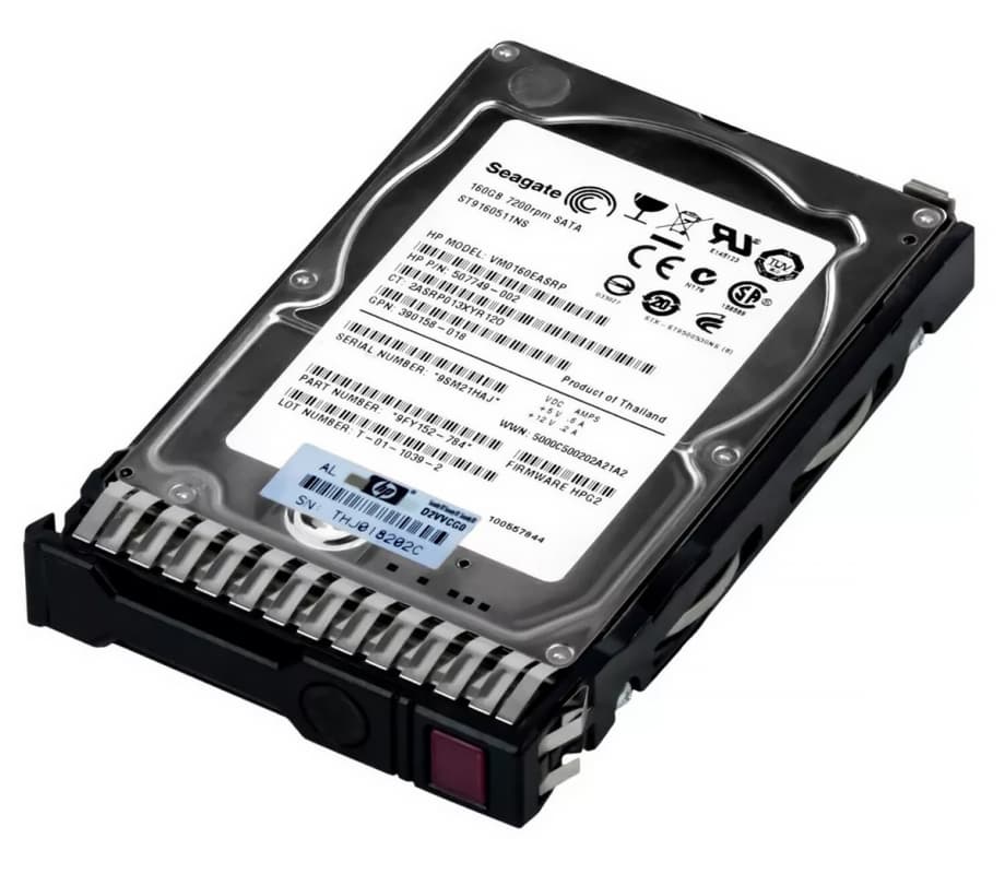 Жесткий диск HP 507749-002 160Gb  SATAII 2,5" HDD