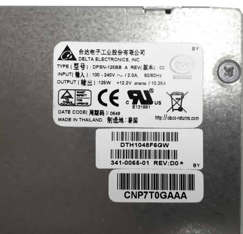 Блок Питания Cisco CNP7T0GAAA 125W
