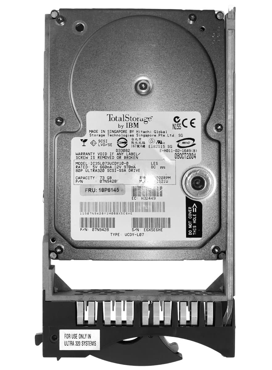 Жесткий диск IBM 73Gb 10000 U320SCSI 3.5" HDD
