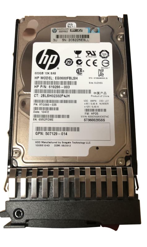 Жесткий диск HP 507129-014 600Gb  SAS 2,5" HDD