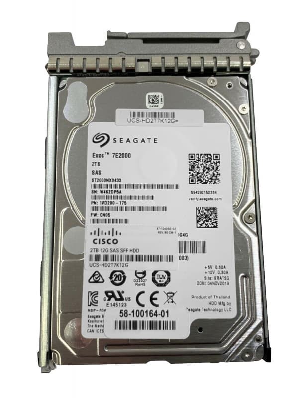 Жесткий Диск Cisco 68-5882-01 2Tb 7200 SAS 2,5" HDD