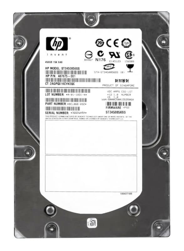Жесткий диск HP 9CL066-032 450Gb  SAS 3,5" HDD