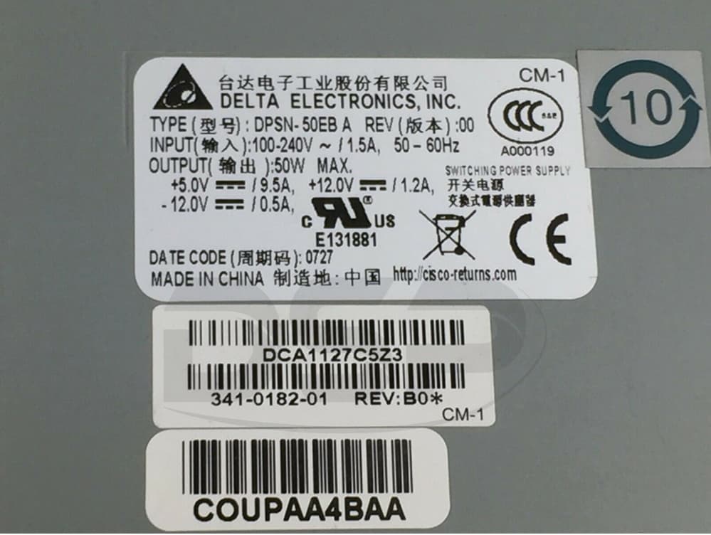 Блок Питания Cisco DPSN-50EB 50W