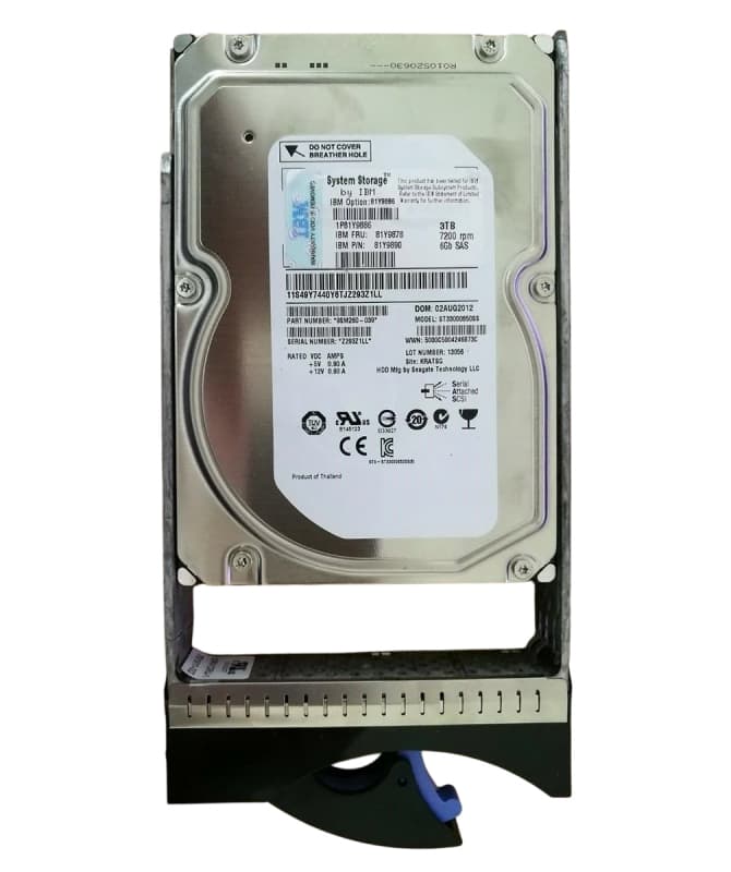 Жесткий диск IBM 81Y9886 3Tb  SAS 3,5" HDD
