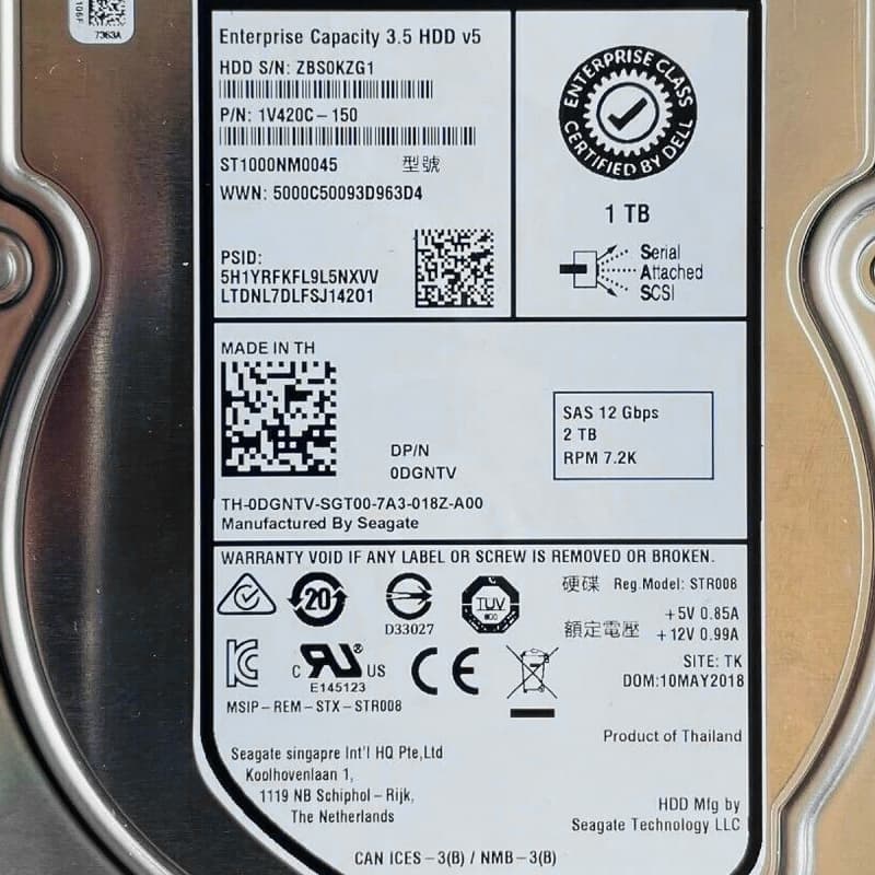 Жесткий диск Dell 1V420C-150 1Tb 7200 SAS 3,5" HDD