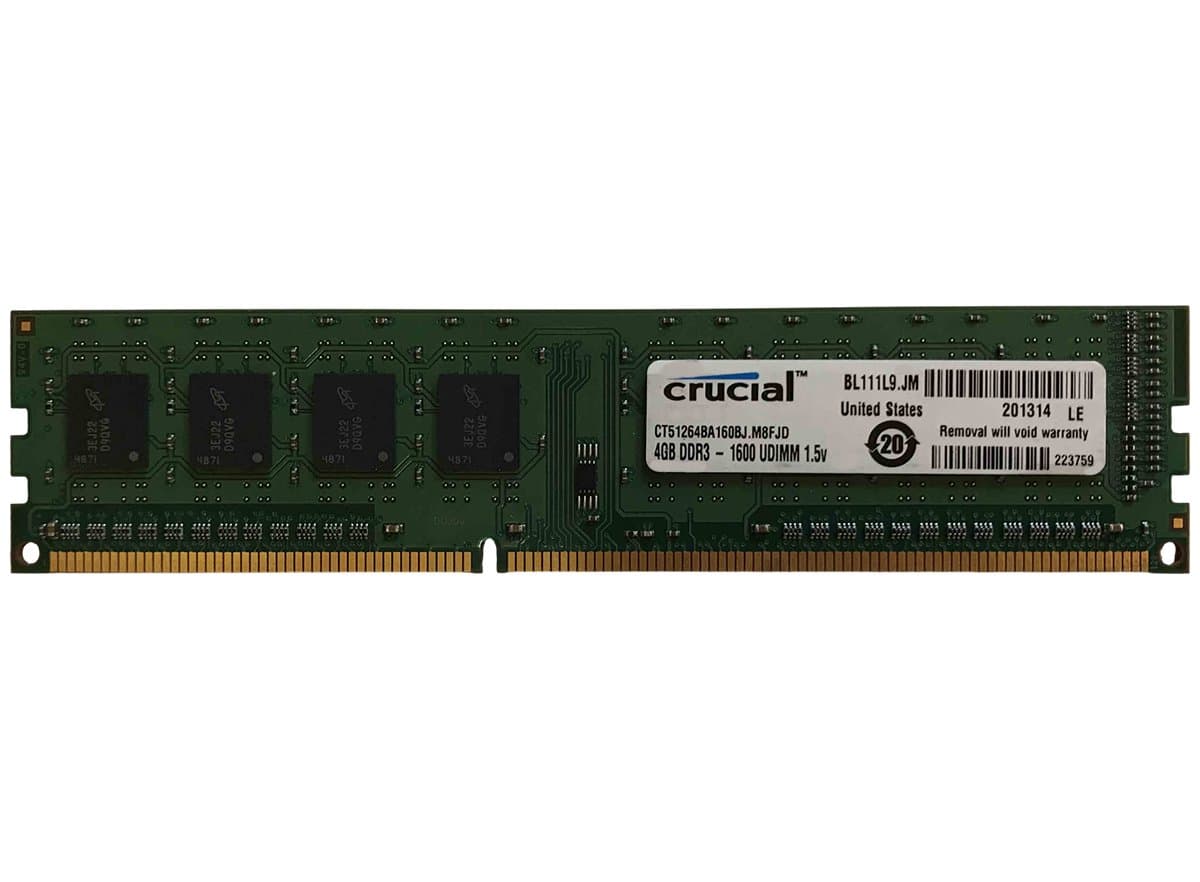 Оперативная память Crucial DDRIII 4Gb CT51264BA160BJ.M8FJD