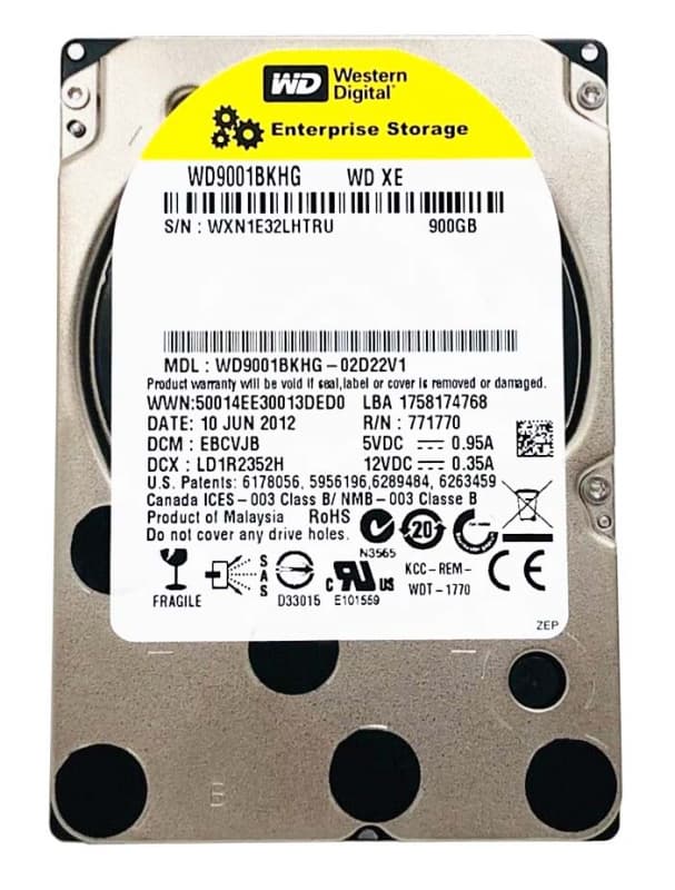 Жесткий диск Western Digital WD9001BKHG 900Gb  SAS 2,5" HDD