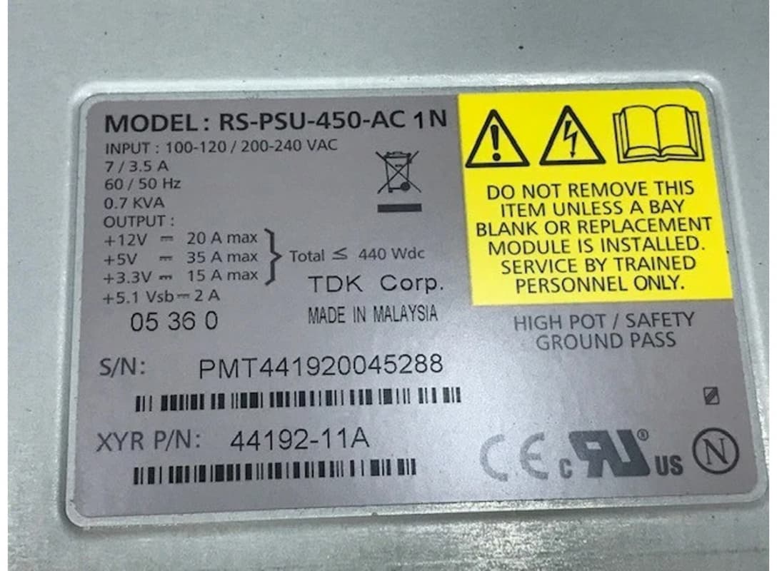 Резервный Блок Питания Network 44192-11A 440W