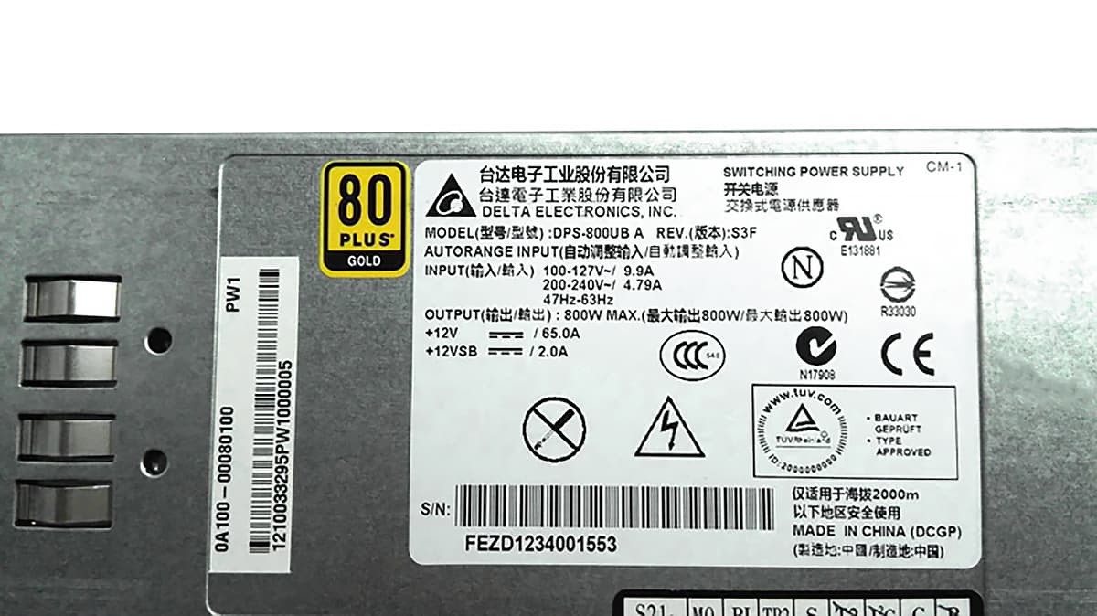 Резервный Блок Питания ASUS DPS-800UB A 800W