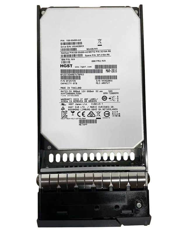 Жесткий диск Network Appliance X318A-R6 8Tb SAS 3,5" HDD