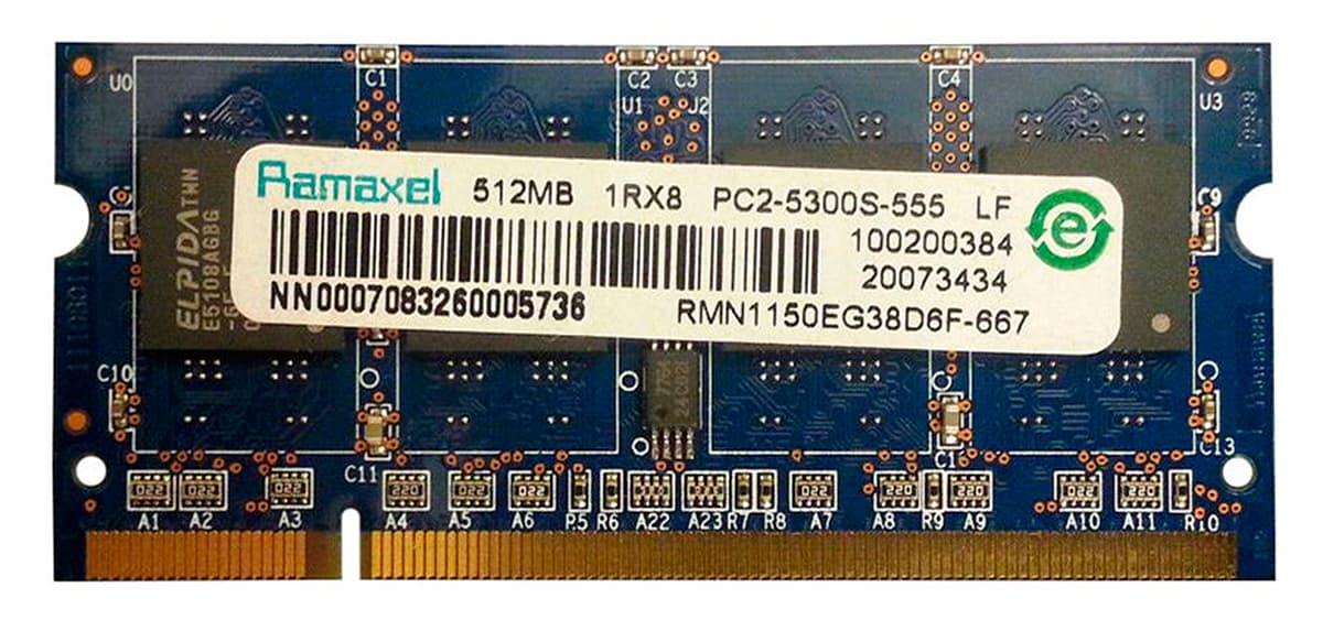 Оперативная память Ramaxel RMN1150EG38D6F-667 DDRII 512Mb