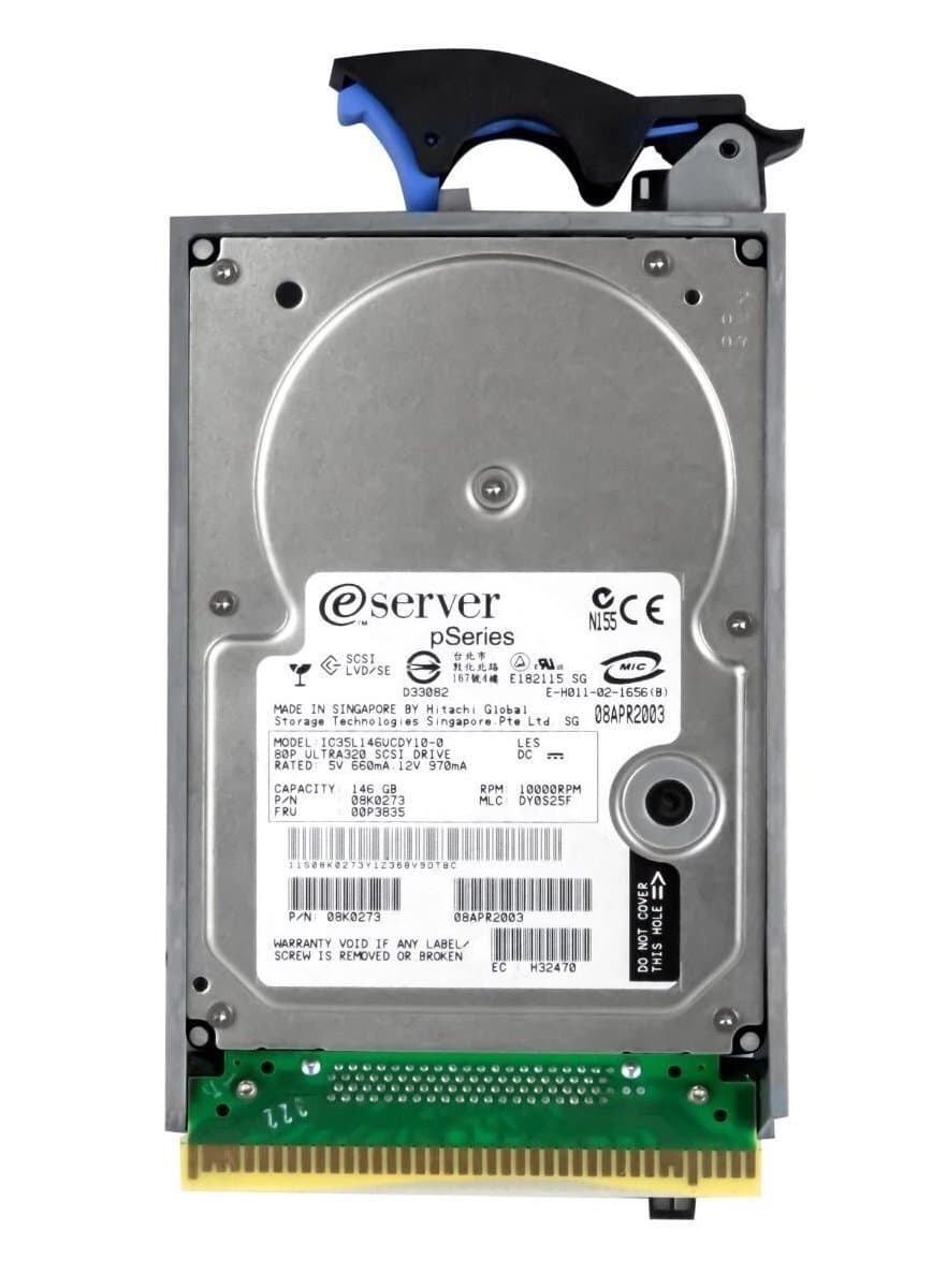 Жесткий диск IBM 146Gb 10000 U320SCSI 3.5" HDD 00P3834