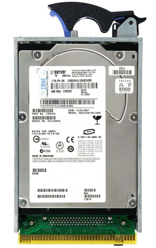 Жесткий диск IBM 03N5264 146Gb 10000 U320SCSI 3,5" HDD