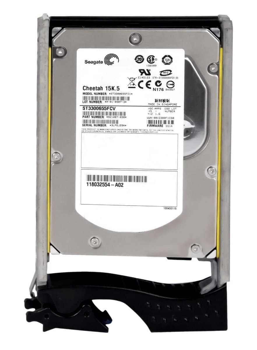 EMC 300Gb 15000 Fibre Channel 3.5" HDD 118032554-A02