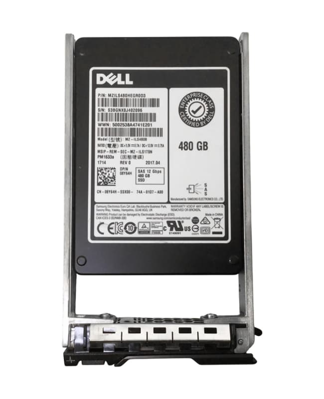 Жесткий диск Dell 8Y64H 480Gb SAS 2,5" SSD