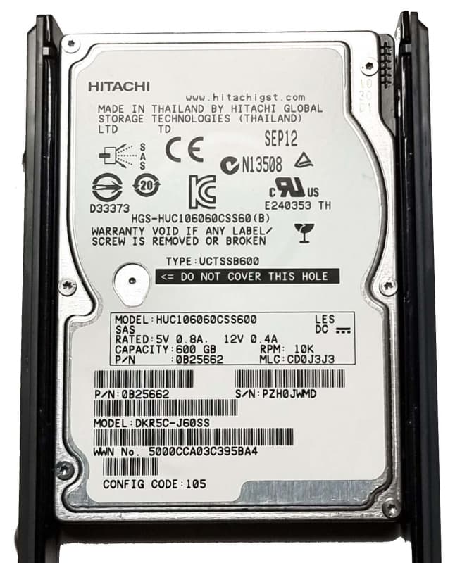 Жесткий диск Hitachi 0B25662 600Gb  SAS 2,5" HDD