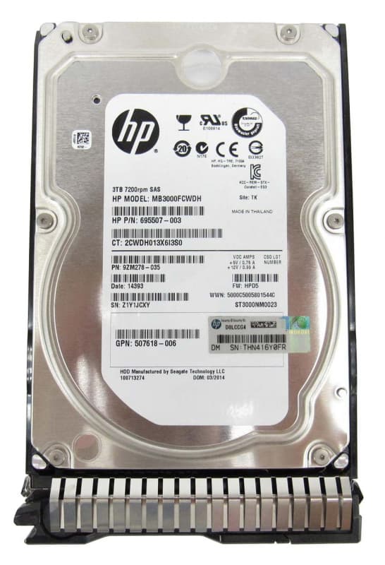 Жесткий диск HP 846528-B21 3Tb 7200 SAS 3,5" HDD