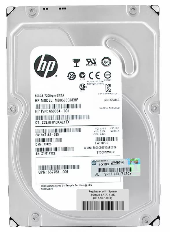 Жесткий диск HP 815612-B21 500Gb  SATAIII 3,5" HDD