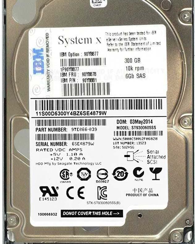Жесткий диск IBM 9TE066-039 300Gb 10000 SAS 2,5" HDD