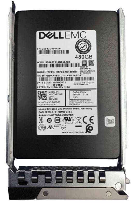 Жесткий диск Dell 400-BDOZ 480Gb SATAIII 2,5" SSD