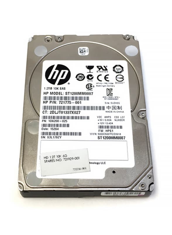 Жесткий диск HP 721775-001 1,2Tb 10000 SAS 2,5" HDD