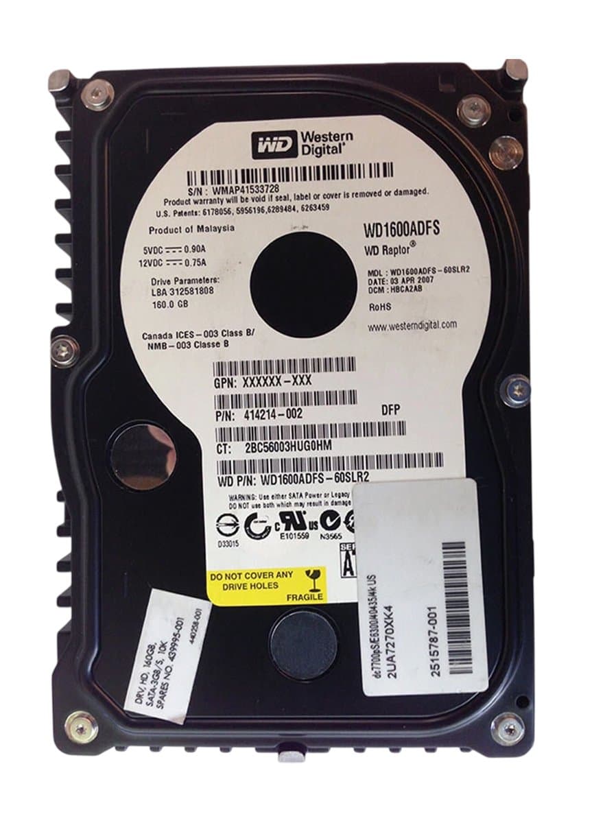 Жесткий диск HP 160Gb 10000 SATAII 2.5" HDD FX618AA
