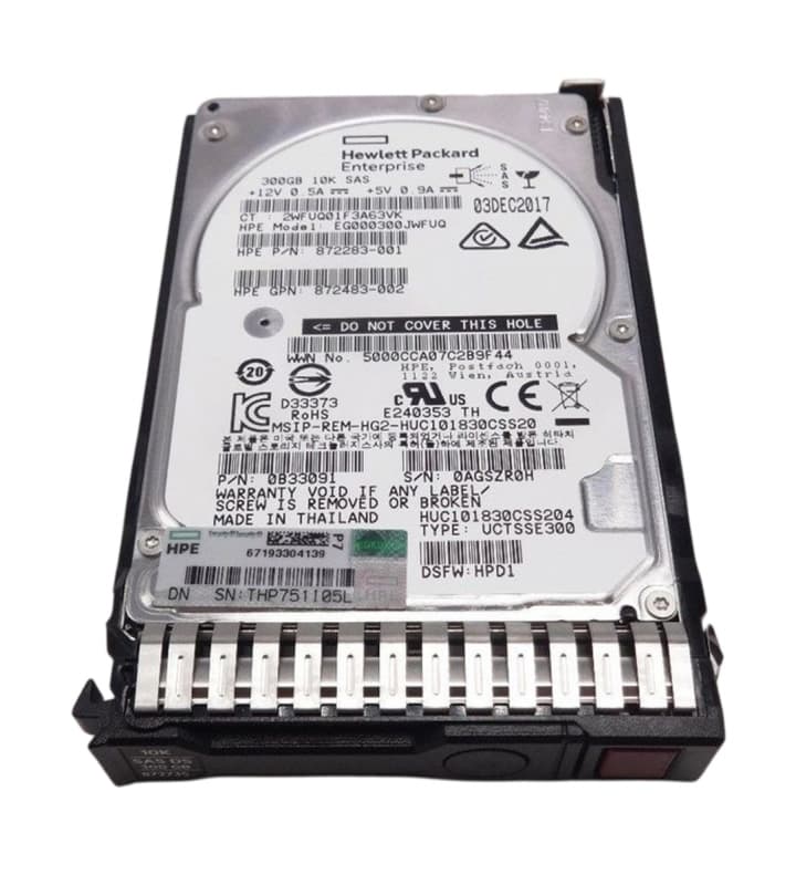Жесткий диск HP 872483-001 300Gb SAS 2,5" HDD