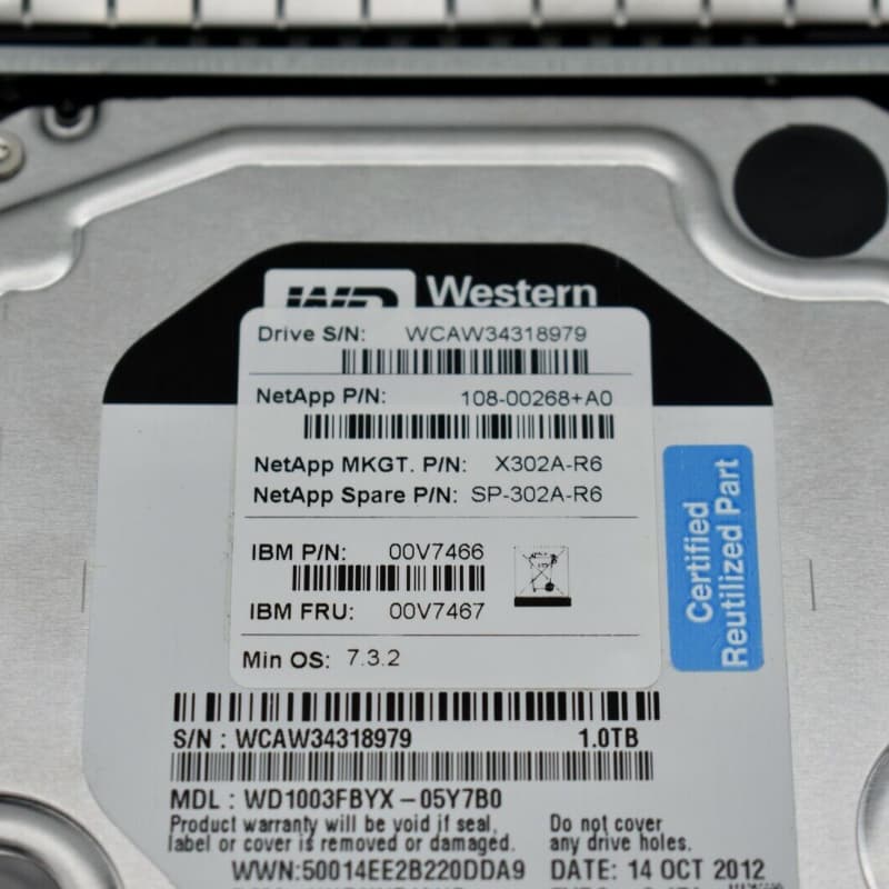 Жесткий Диск Network Appliance WD1003FBYX-05Y7B0 1Tb SATAII 3,5" HDD