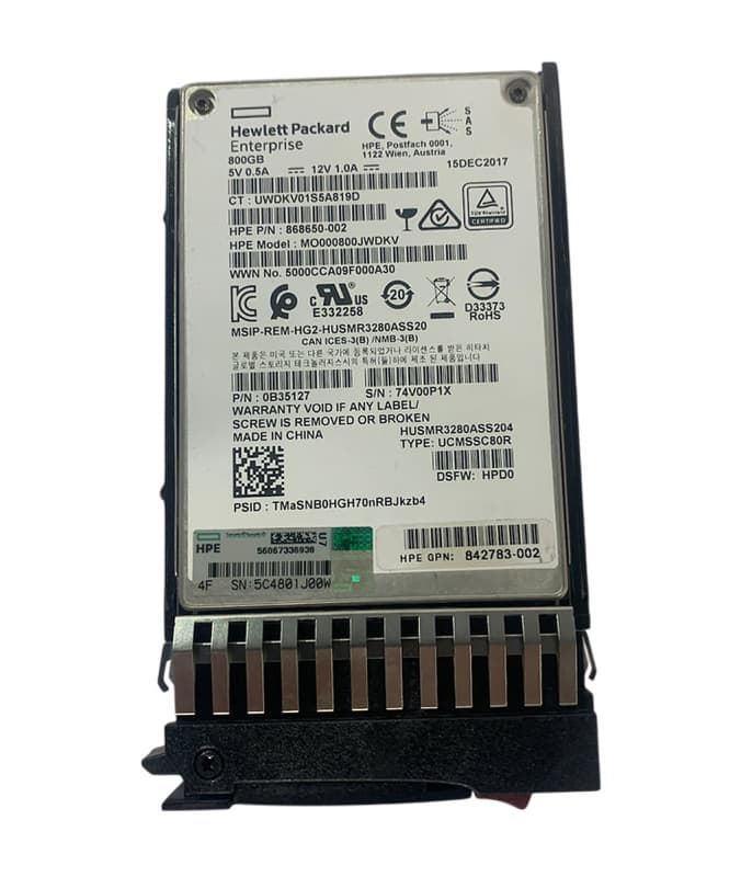 Жесткий диск HP 842783-002 800Gb SAS 2.5" SSD