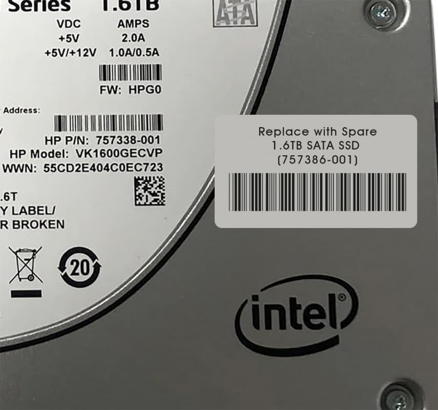 Жесткий диск HP 757386-001 1.6Tb SATAIII 2,5" SSD