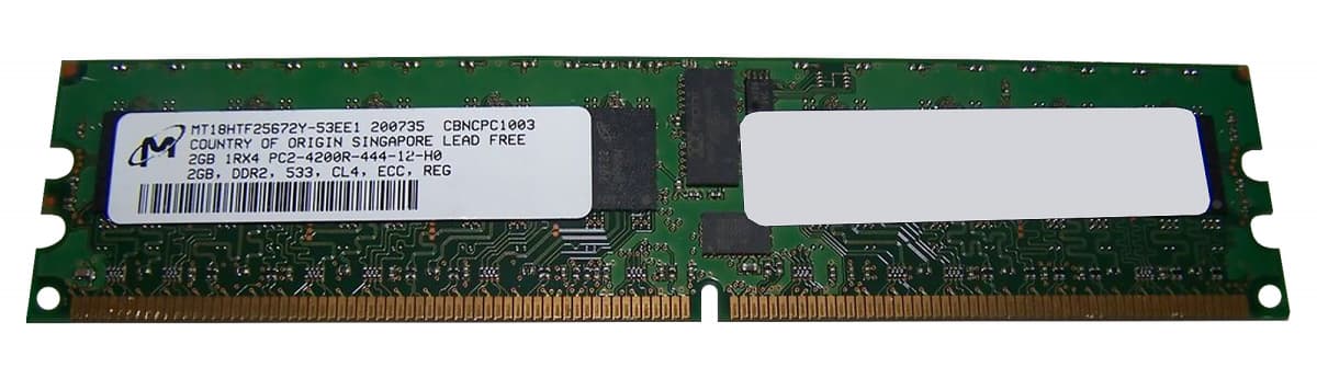 Оперативная память Micron MT18HTF25672Y-53EE1 DDRII 2Gb