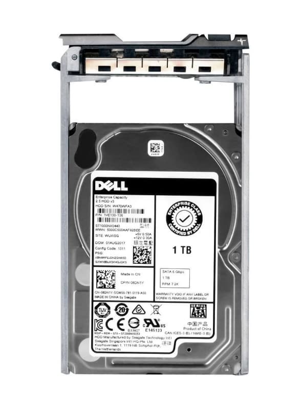 Жесткий диск Dell 08DN1Y 1TB SATAIII 2,5" HDD