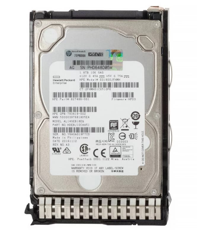 Жесткий диск HP EG1800JFHMH 1,8Tb SAS 2,5" HDD