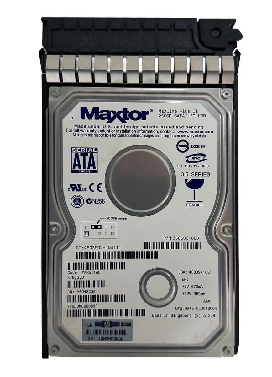 Жесткий диск HP 250Gb 7200 SATA 3.5" HDD