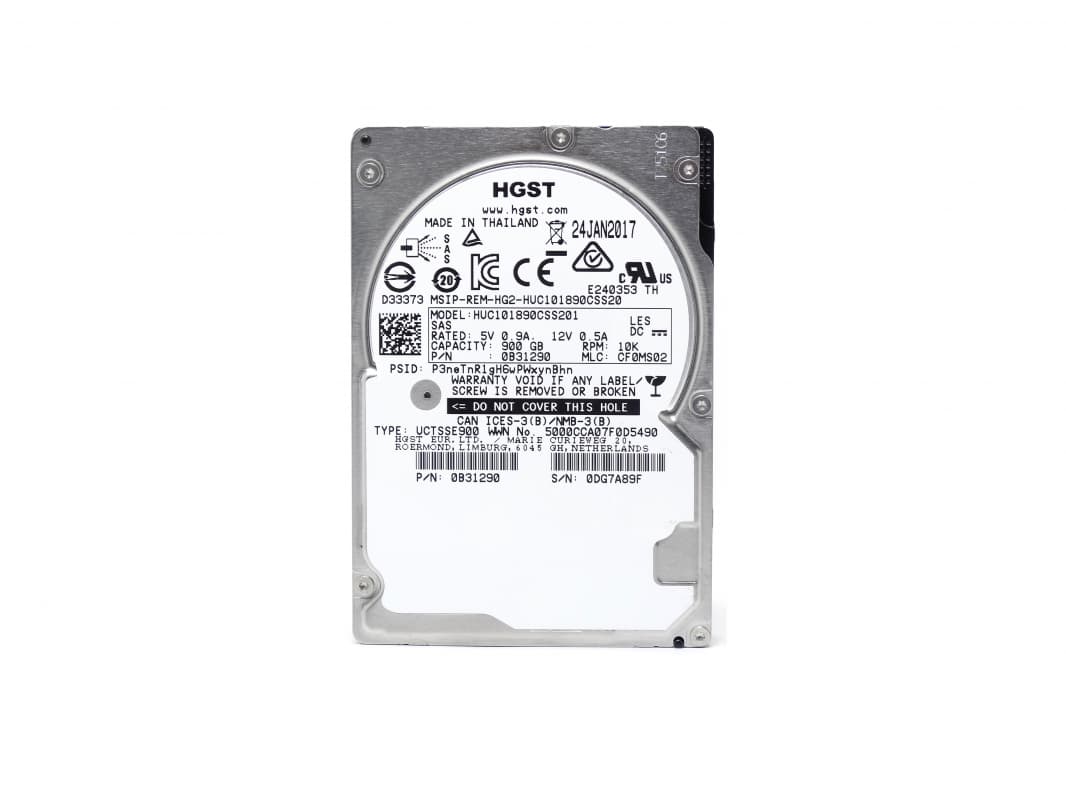 Жесткий диск HGST HUC101890CSS201 900Gb 10520 SAS 2,5" HDD
