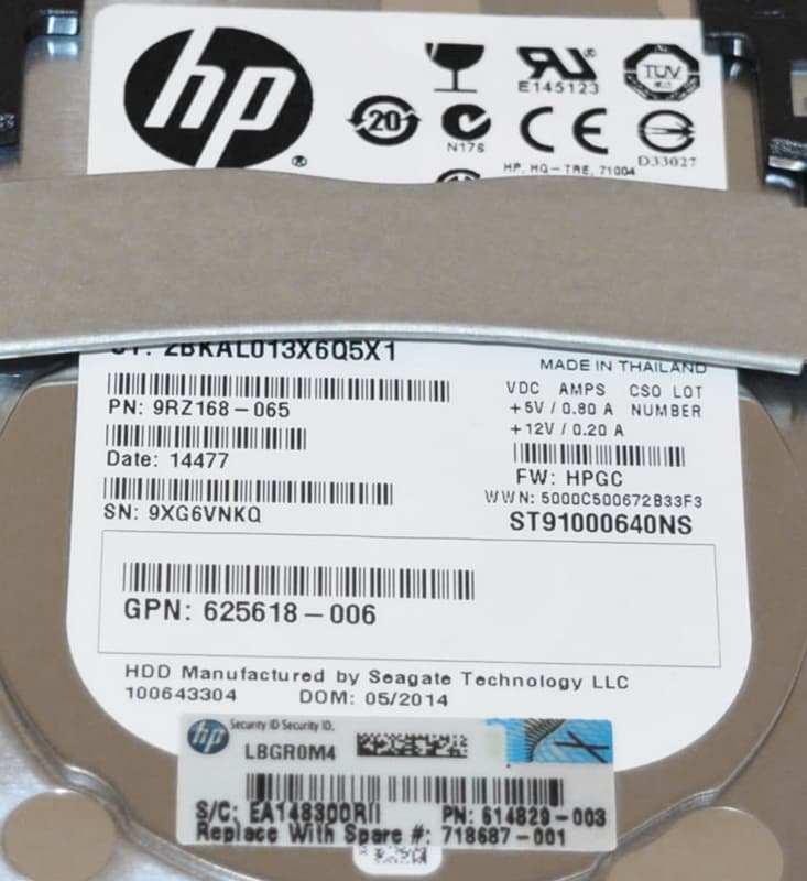 Жесткий диск HP 718332-B21 1Tb SATAIII 2,5" HDD