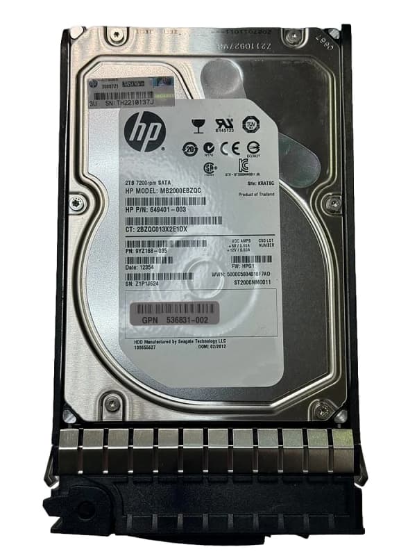Жесткий диск HP MB2000EBZQC 2Tb SATAII 3,5" HDD
