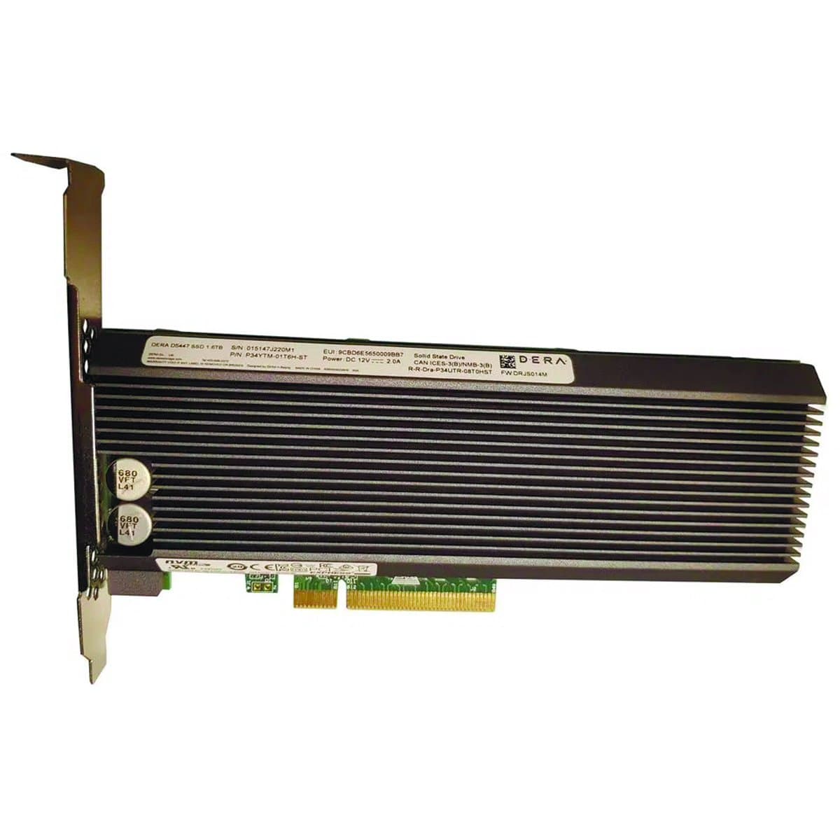 Жесткий диск DERA 1,6Tb  PCI-E 2.5" SSD P34YTM-01T6H-ST