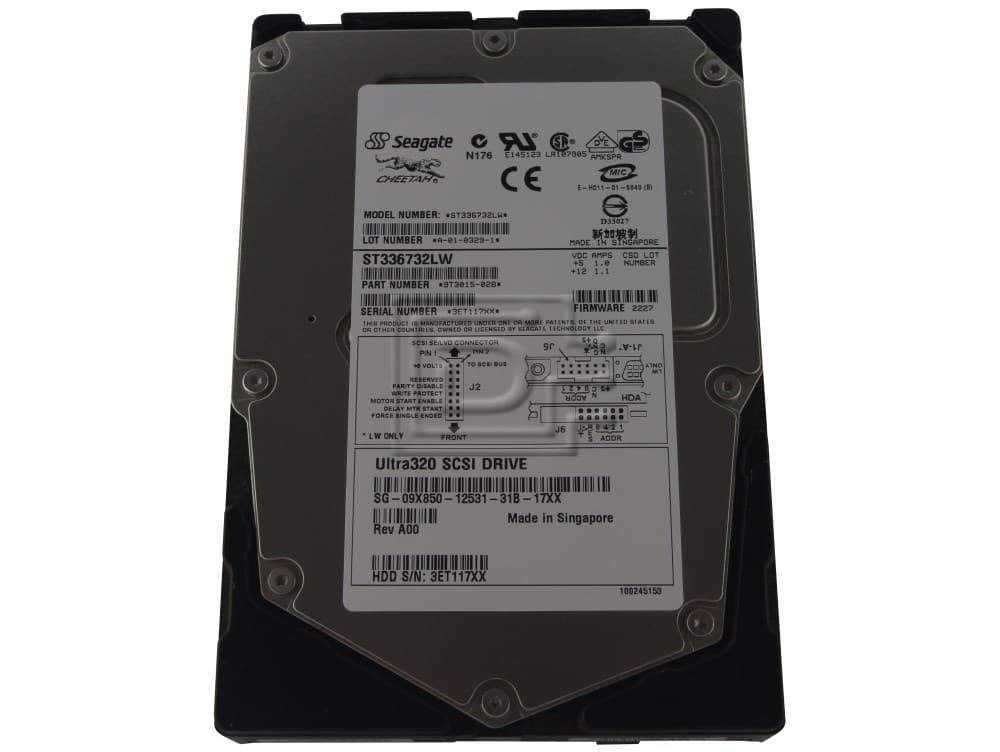 Жесткий диск Seagate 9T3015 36,7Gb  U320SCSI 3.5" HDD